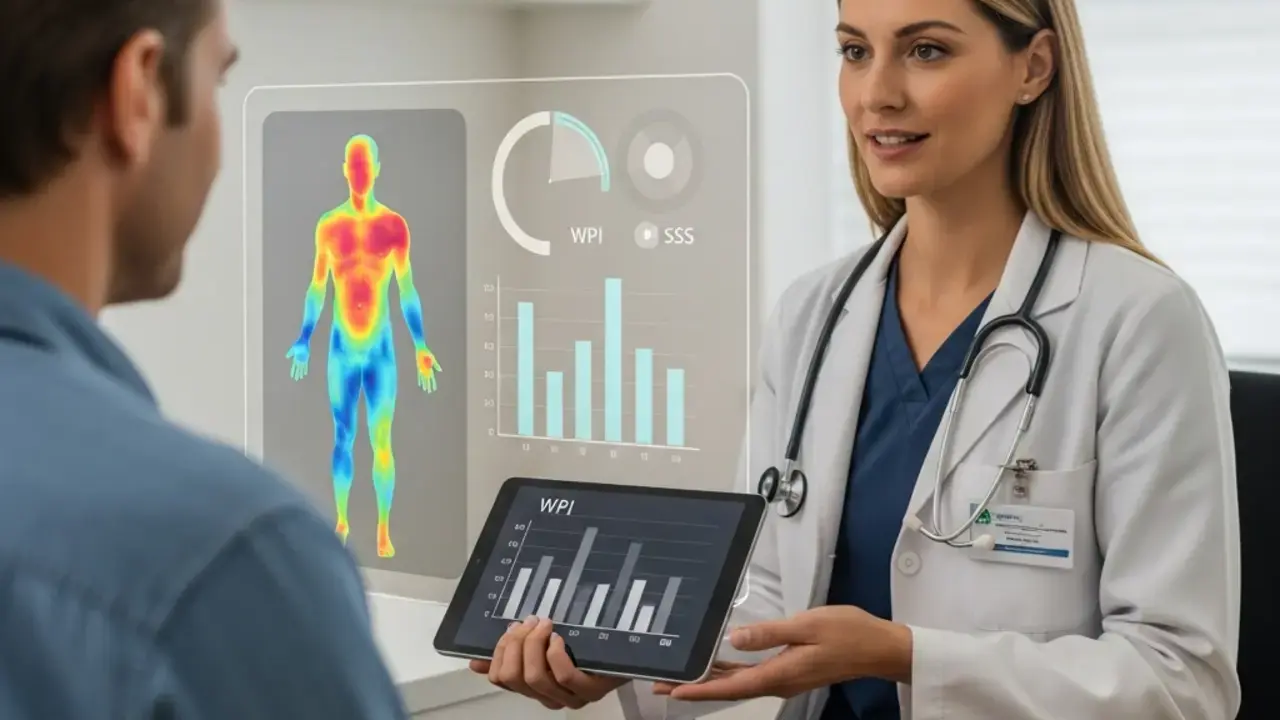 Avaliação inicial detalhada da fibromialgia na Anestro com instrumentos clínicos e exame físico completo