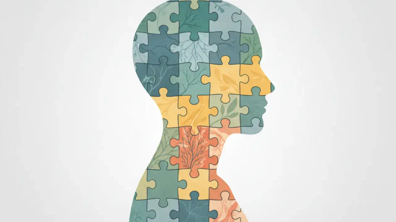 Infográfico ou ilustração visual destacando as diversas causas individuais e fatores de risco associados à dor crônica, como lesões passadas, sedentarismo e estresse, enfatizando a necessidade de um olhar individualizado.